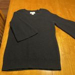 Design History  Pure Cashmere Black 3/4 Bell Sleeves Women’s Sweater Size Small Photo 8