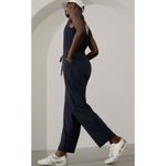 Athleta NWT  Avenue Jumpsuit in Navy Blue Photo 1