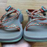 Chacos Double Strap Sandals Gray Blue Orange Photo 6