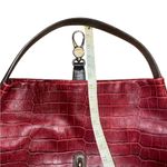 Dooney & Bourke Elegant Red Crocodile-Embossed Women's Bag Photo 6