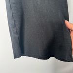 Fitigues waffle net black wide leg pants with drawstring size large Photo 2