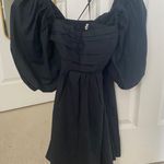 Abercrombie & Fitch Abercrombie emerson poplin puff sleeve mini dress Photo 0