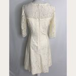 Eliza J  Cream Lace Overlay 3/4 Sleeves Sweetheart Special Event Dress Size 2 Photo 6