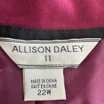 Allison Daley  Quilted Zip-Front Sleeveless Vest in Burgundy (1055) Photo 13