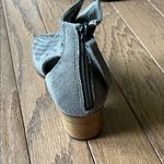 Dirty Laundry  Charcoal Peep-Toe Heeled Boots Photo 1