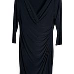 Lauren Ralph Lauren Black 3/4 Sleeve V Photo 0