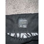 Y2K babydoll black & white abstract shirt.Sz 10 Photo 4