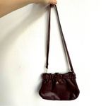 Etienne Aigner Vintage Oxblood Leather Kiss-Lock Purse Burgundy Rare Photo 7