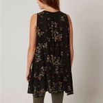 Free People Black Tree Swing Dress / Tank Top Photo 2
