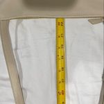 Saks 5th Avenue Saks Fifth Avenue Cream Crossbody Bag with Gold Accents Photo 9