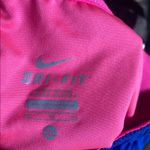 Nike  dri fit Women's Athletic Shorts in Royal Blue and Neon Pink Photo 1