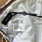 White Fox Boutique NWOT White Fox Needed You Bustier White Blue Floral Corset Size Small Photo 6