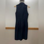 Ralph Lauren Black Label RARE Denim Shift Collared Midi Dress size 8 Blue Photo 4