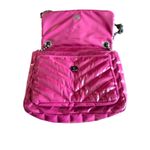 Think Royln Quilted Puffer Crossbody Bag – Hot Pink – 12x10x3 Photo 1