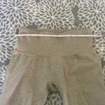 Ribbed Leggings XS Beige Tan Activewear Athleisure Yoga Pants Clean Girl Comfort Photo 1