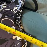 Loft  Floral Sleeveless Top - Purple, Black and White. Women’s Sz Small Photo 8