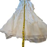 Betsy and Adam  White Embellished Gown - Size 14 Photo 4