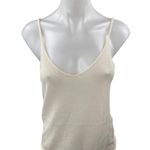 ZARA NEW Cream White Sleeveless Cami Camisole Crochet Knit Crop Tank Top Size M Photo 0