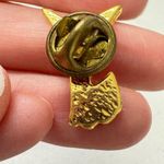 Gold Angel Pin Set Of Two Brooch Vintage Holiday Estate Jewelry Photo 2