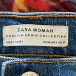 ZARA Cropped High Waist Jeans Skinny Raw Hem Women’s Sz 4 Photo 7