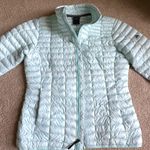 Adidas Women's Ice Blue Puffer Jacket Photo 0
