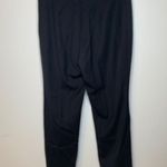 Akris Maria Black Wool Stretch Side Zip Trousers Size 10 Photo 1