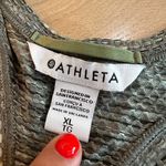 Athleta Ultimate Scoop Mesh Tank-Spacedye Mesh Olive green size XL Photo 6