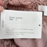 Jill Stuart  Skirt Womens 2 A Line Floral Lace Dusky Rose Pink NWT Photo 2