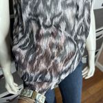 Caballero Collection Lara Top in Inky Ikat Size Small Black Photo 6