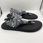 Sanuk yoga sling 2 prints sandals women’s size 9 zebra print Photo 3