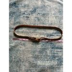 Vintage Gold Tone Brass Fish Scale Metal Belt Gold Photo 3