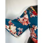 Band of Gypsies Women's Floral V-Neck Crop Top Multicolor Size Small NWOT Photo 1