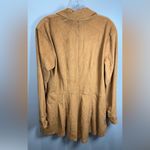 Free People Revolve Wanderlaust Faux Suede Shortall Romper Almond Ash Size Large Photo 2