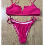 SheIn B6 New Women’s 2Pc Bikini 👙 Set Dark Pink size Medium Photo 0