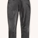 Abercrombie & Fitch Abercrombie Curve Love Leather Skinny Pants Photo 2