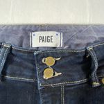 Paige  Jeans Hidden‎ Hills Women's  30x29.5 Mid Rise Dark Wash Flared Slimming Photo 2