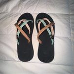Teva  Women's Sandals - Black, Pink, and Green Photo 1
