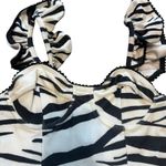 River Island  NWT Zebra Corset Top Size 8 Photo 2