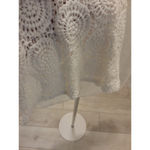 Laffaire M Long Sleeve White Crochet Button Up Back With Lining Womens Top Size M Photo 1