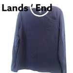 Lands' End Long Sleeve Pullover Jersey Navy M Photo 0