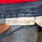 Dress Barn Vintage Denim Patchwork Vest Womens XL Holiday Western Cottagecore Photo 2