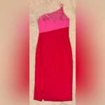 Petal and Pup NWOT  Xiomar Pink midi over shoulder Dress sz 2 Photo 5