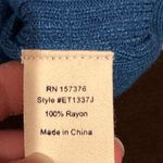 The Great Evystree NWT Ruffles outline Blue No Button Cardigan Condition SZ S Photo 8