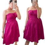 Eliza J  Strapless Cocktail Mini Dress Fuschia Size 8 Photo 22