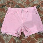 Old Navy  OG Straight Pink Cut-off Shorts Photo 0