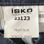 ISKO Jeans Women 4 26" Frost Blue Stretch Smart Straight Leg Button Fly Low Rise Photo 5
