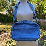 Lug Boomer Quilted Crossbody Bag Blue Shoulder Strap RFID Zip Pockets NWOT Photo 3