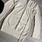 Victoria's Secret Long Sleeve Cream Tunic Sweater Photo 3