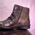 Clarks  Dark Brown Leather Winter Boots Photo 2