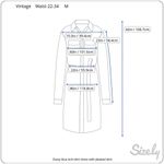 shirt dress pastel puff sleeve shoulder pads cotagecore pink green yellow Size 8 Photo 1